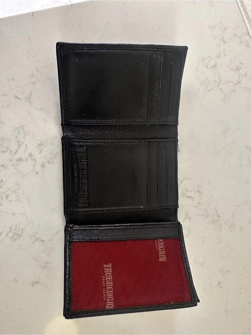 True Religion Sway Trifold Leather Wallet Black TR201014